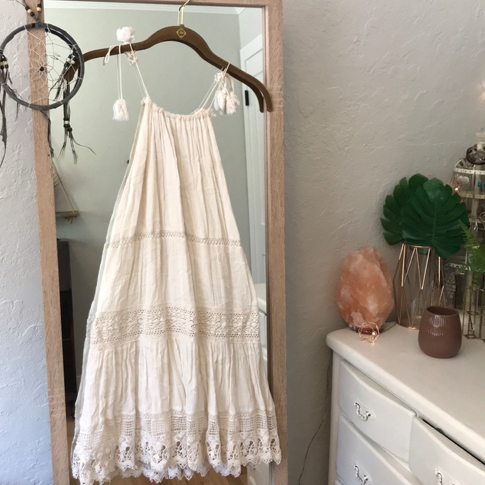 Cream colored dress